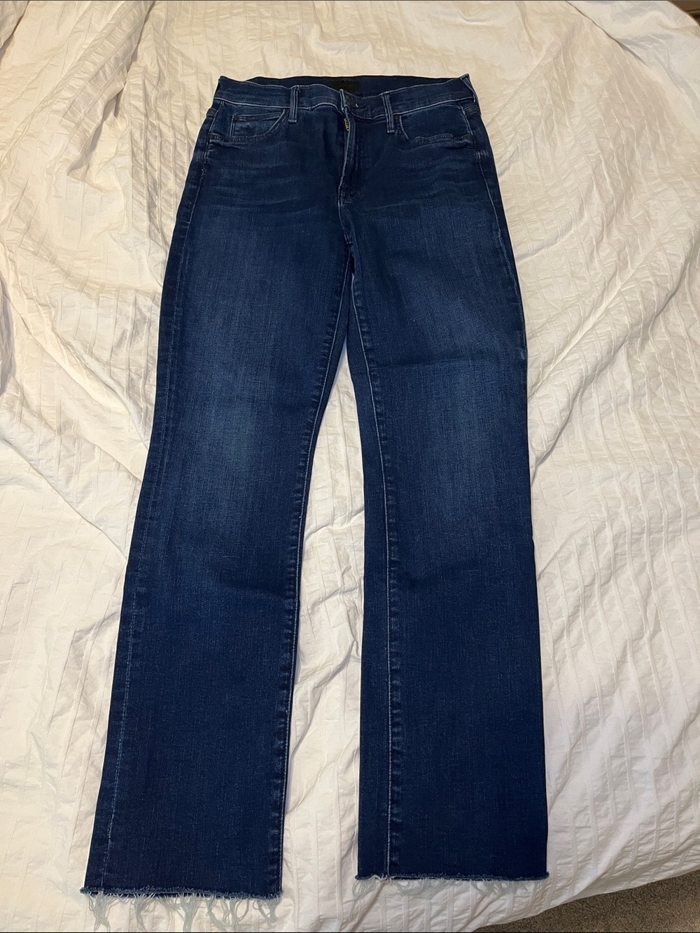 MOTHER THE RASCAL ANKLE SNIPPET JEAN - Picture 3 of 10